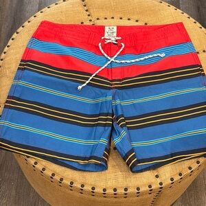 THE TOURIST by BURKMAN BROS. Colorful Men's Swim Shorts